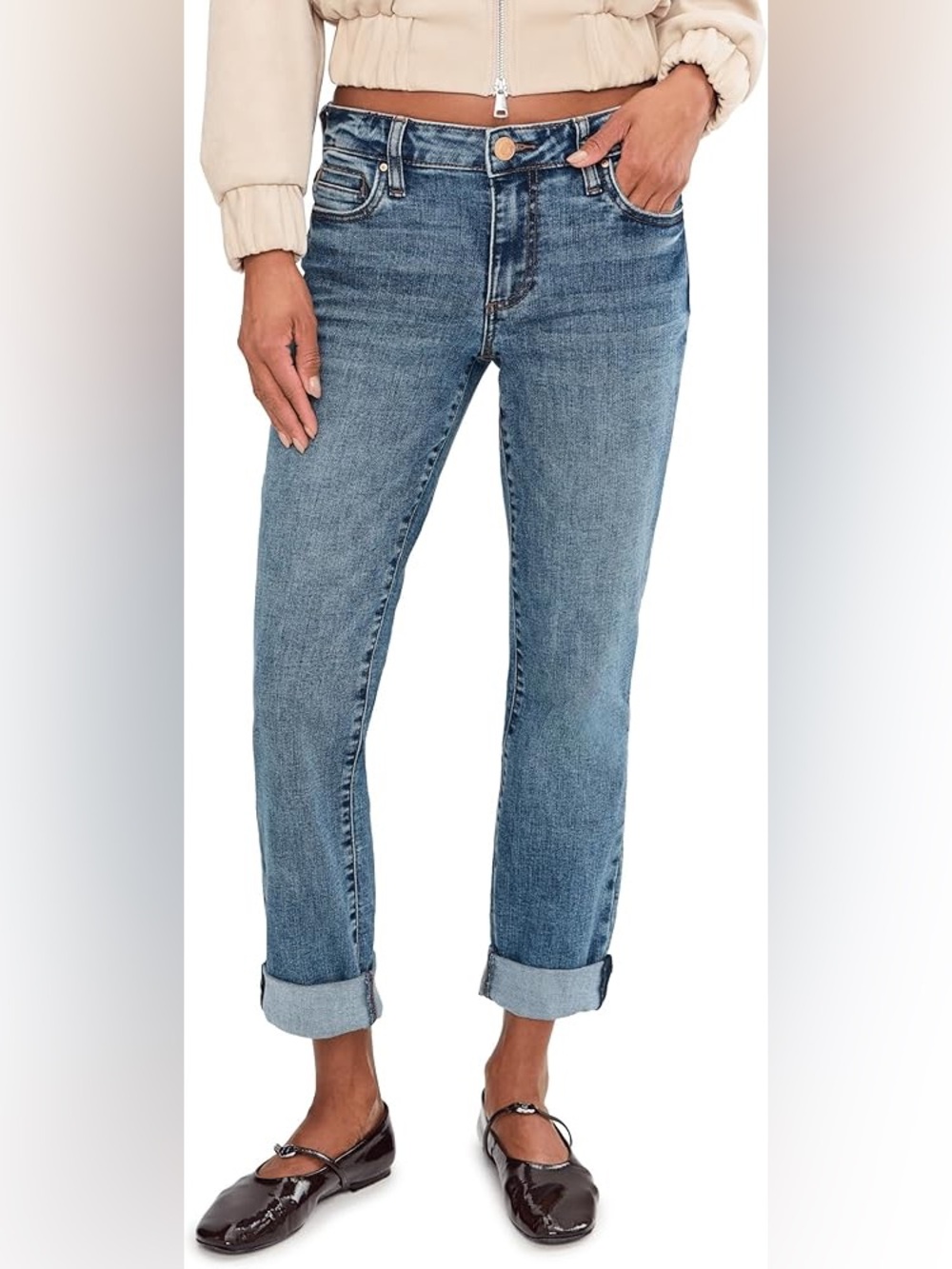 Kut from the Kloth Catherine Fab Ab Boyfriend jeans